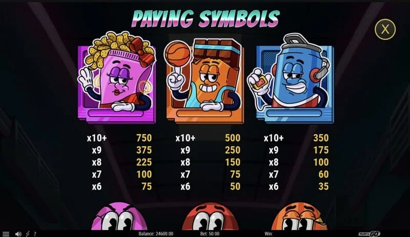 Treats of Terror II - paying drink and candy icons